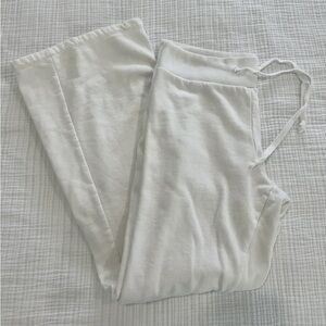 Brandy Melville White sweatpants